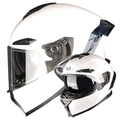 Motorcycle Full Face Helmet DOT Adults Street Bike Dual Visor Sun Inner Shield Anti Fog Pinlock Shield HJAH15