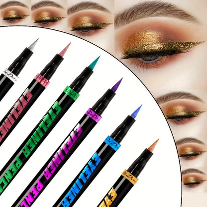 Eyeliner Pencil Set Waterproof 6 Colors Smudg1e Proof Long Lasting Colored Eye Liner for Women Pigmented Gel Eyeliner Pencils Makeup Kit Holiday Gift