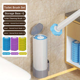 Toilet Brush + 34+2 Replacement Heads