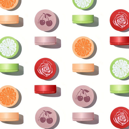 Car Solid Perfume Air Freshener 2-Pack – Long-Lasting Solid Fragrance for Car, Home, Office & Bedroom, Available in Cherry, Lavender, Lime, Rose & Sweet Orange Scents