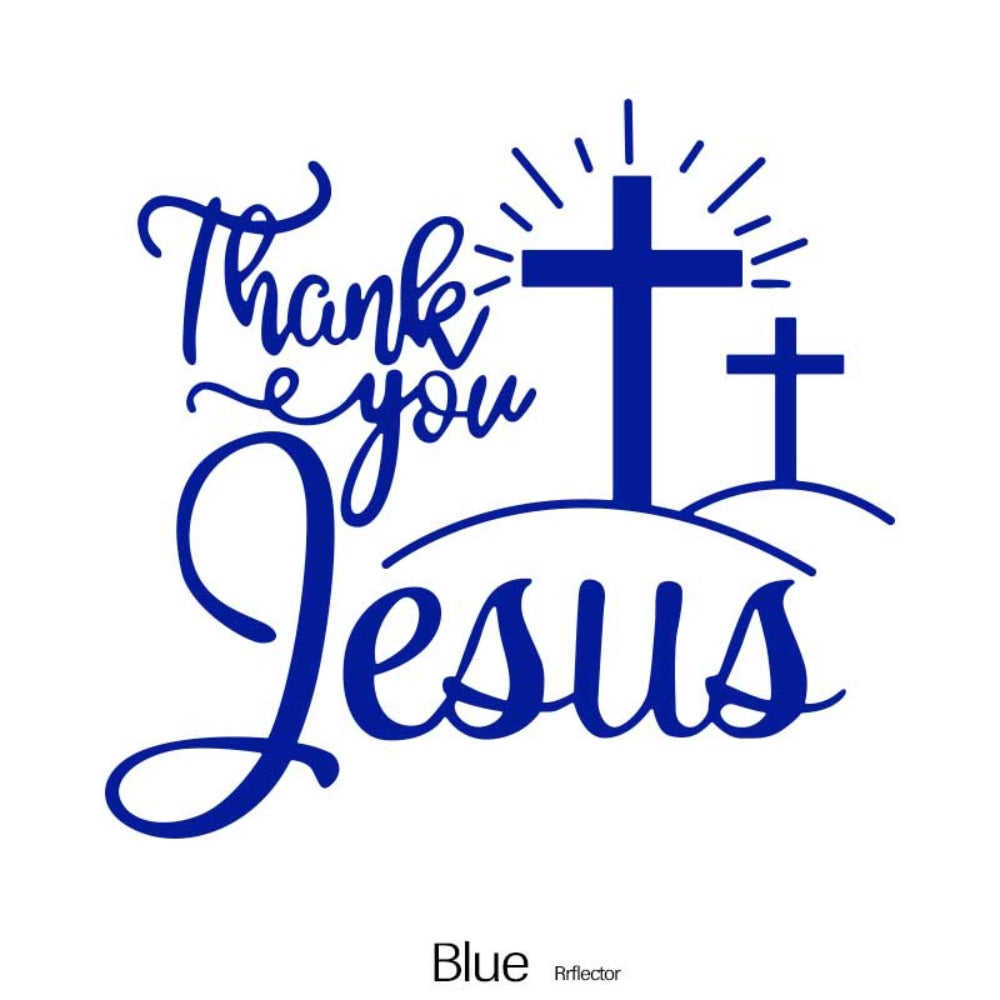 Christian God Car Stickers 4pcs – Waterproof Vinyl Bumper Decals for Cars, Laptops, Water Bottles, Motorcycles & Windows, Faith Cross Religious Sticker Set, Multi-Color Options
