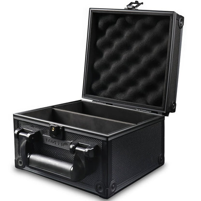 Trading Card Storage Box for 3x4 Top Loads 35pt Rigid Cards Holds 600 Plus – Sports Card Organizer Case with Lock for Pokemon Baseball Basketball Football Cards