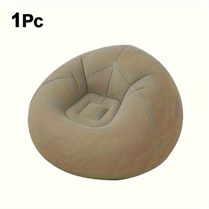 Bean Bag Chair shown in the Ball Sofa - Gray option