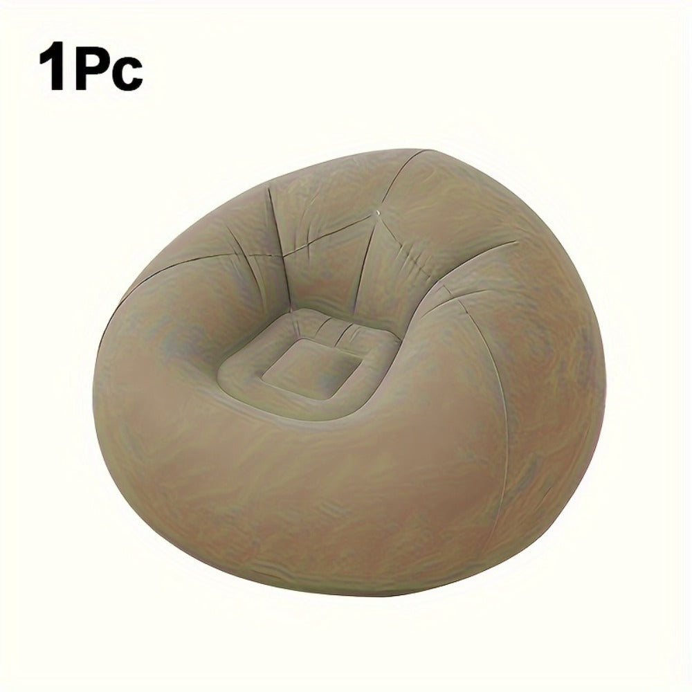 Bean Bag Chair, Soft Floor Lounger for Comfortable Everyday Seating in Living Room detail image - detail view 4