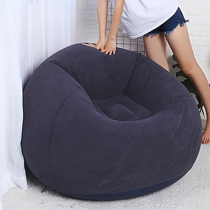 Bean Bag Chair, Soft Floor Lounger for Comfortable Everyday Seating in Living Room detail image - detail view 5
