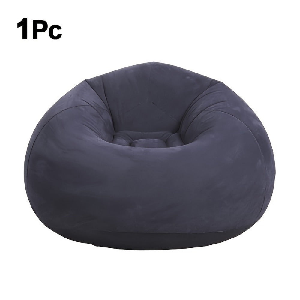 Bean Bag Chair, Soft Floor Lounger for Comfortable Everyday Seating in Living Room detail image - detail view 6