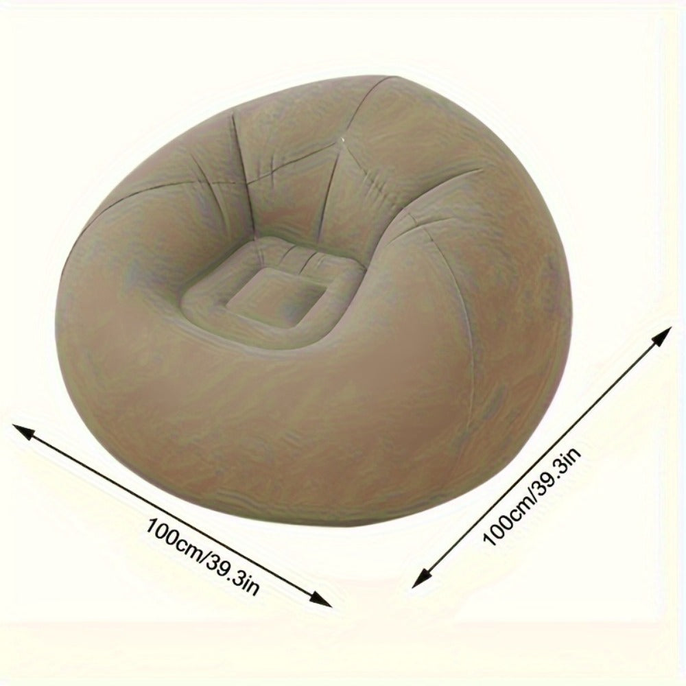 Bean Bag Chair, Soft Floor Lounger for Comfortable Everyday Seating in Living Room detail image - detail view 9