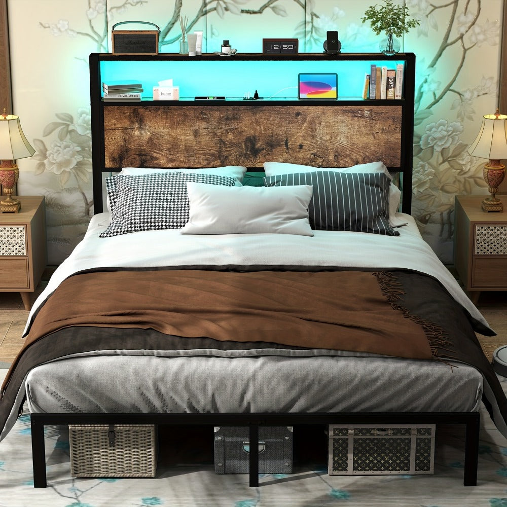 Bed Frame, Platform Bed Base for Bedroom Comfort and Support detail image - detail view 10