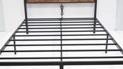 Bed Frame, Platform Bed Base for Bedroom Comfort and Support detail image - detail view 11