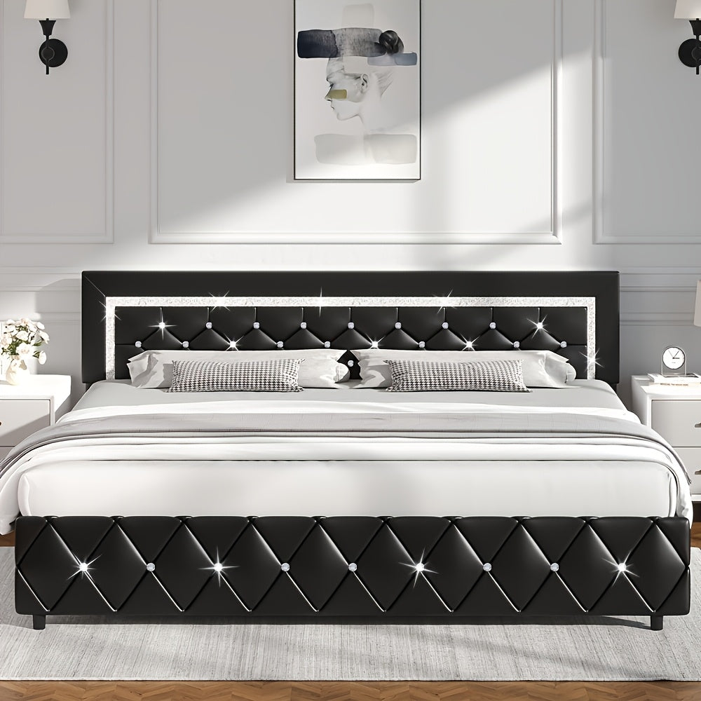 Bed Frame shown in the King-4 Bed Frame option