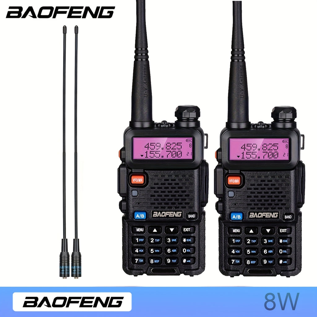 Baofeng Dual Band Amateur Radio 5w Uhf Vhf Radio Remote Handheld Walkie Talkie Baofeng
