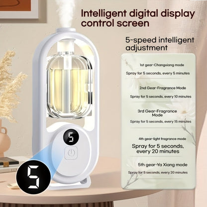 Aromatherapy Diffuser with Essential Oils 2-in-1 Humidifier - Hotel Scent Home Fragrance Machine with Natural French Essential Oils, Ultrasonic Spray, LED Ambient Light, Whole House Air Freshener for Bedroom, Living Room, Office