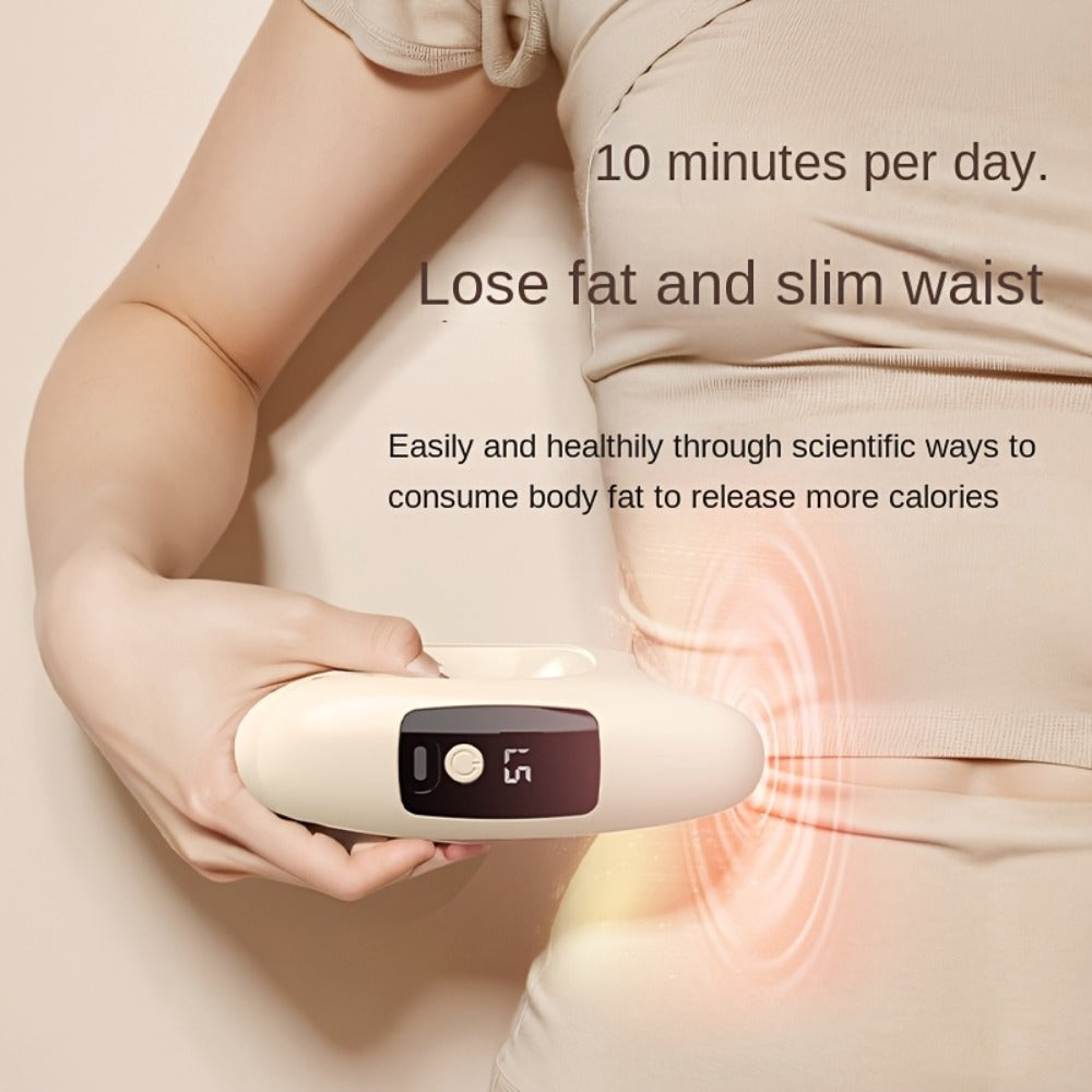 Massage Ring Fascia Massager – Mini Neck Waist & Full Body Muscle Relaxing Ring with Massage Belt, Multi-Function Fitness Relaxation Tool for Back, Waist & Neck, Portable Gift for Men Women