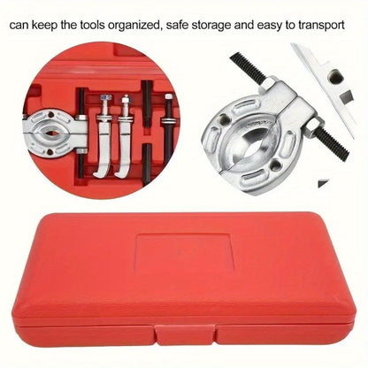 Bearing Puller Set 9-Piece - Gearbox Bearing Removal Tool Kit for Automotive & Mechanical Repair, Internal External Bearing Extractor, Professional Car Repair Tool for Transmission & Wheel Bearings