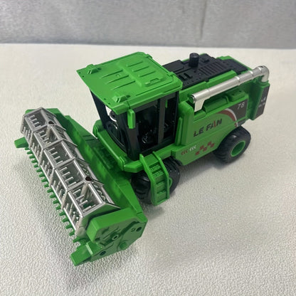 Wheat Harvester Toy Car Inertia Friction Powered Agricultural Vehicle Simulation Model for Kids Boys Girls Ages 3+ – Battery-Free Farm Truck Toy Birthday Christmas Gift