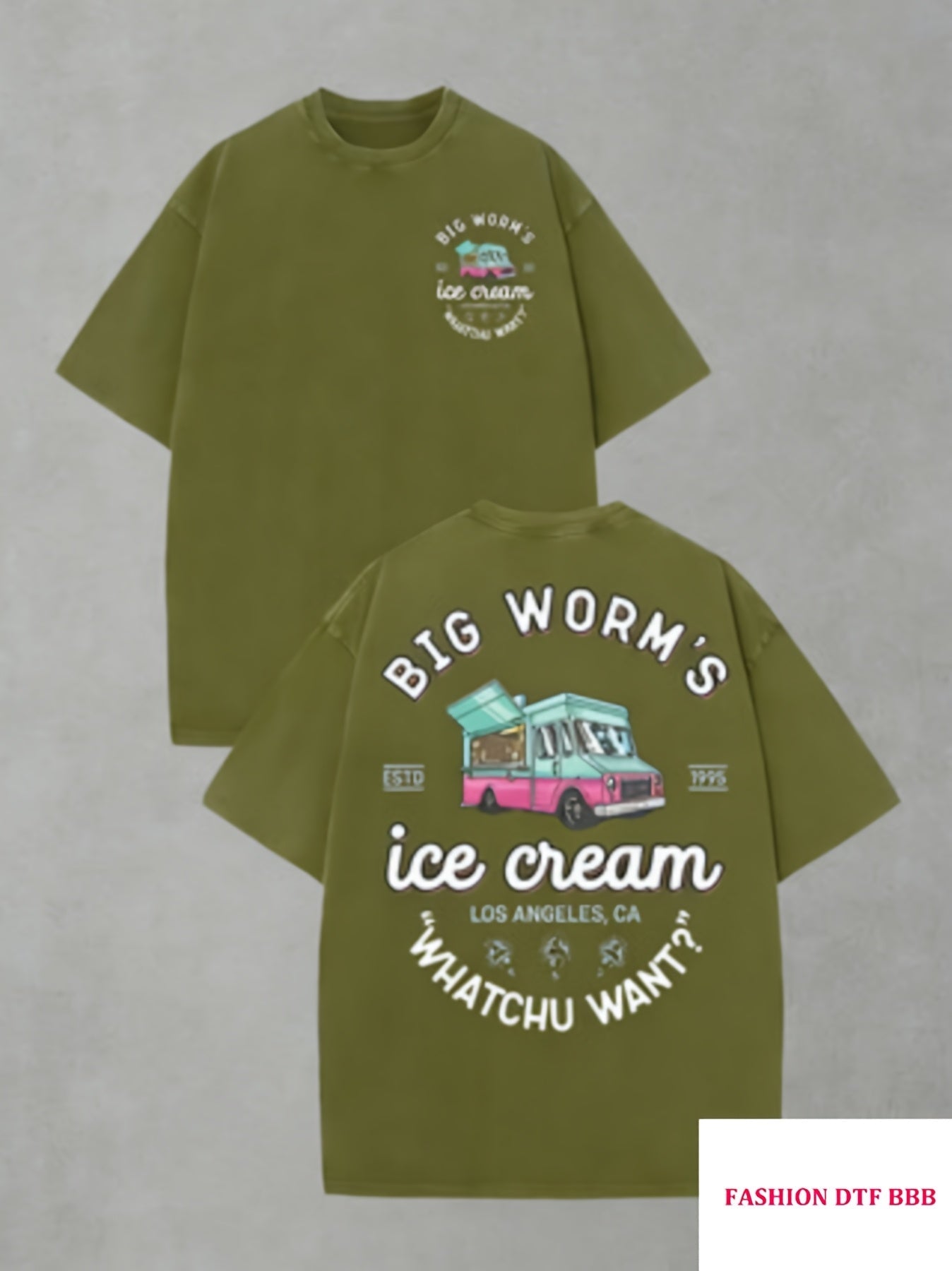 Men's Graphic T-Shirt - Crew Neck Short Sleeve Travel Style 655141