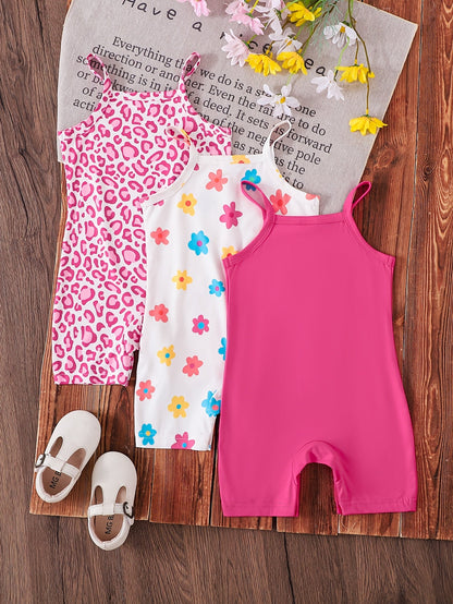 Baby Girl Floral Romper - Spring