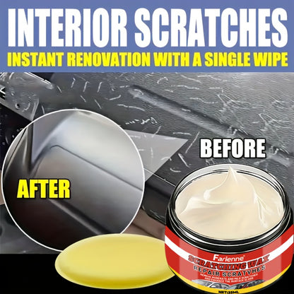 Car Scratch Remover & Swirl Remover – Nano Shine Polish Paste Kit with Sponge, Automotive Paint Scratch Repair for All Paint Colors, Vehicle Surface Restoration