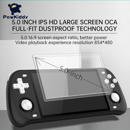 Handheld Game Console Powkiddy RGB10MAX2 Retro Gaming 5-inch IPS ArkOS 30 Emulators