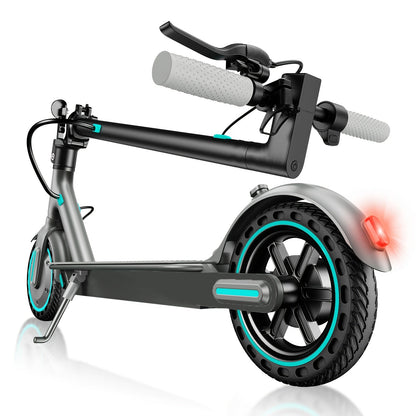 Electric Scooter 350W Foldable Commuter E-Scooter with 8.5'' Solid Tire, LED Display, Dual Brake, 15-20KM Range for Adults Men Women