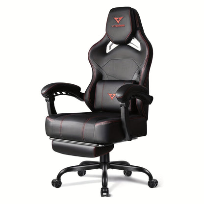 Gaming Chair shown in the Black+red option