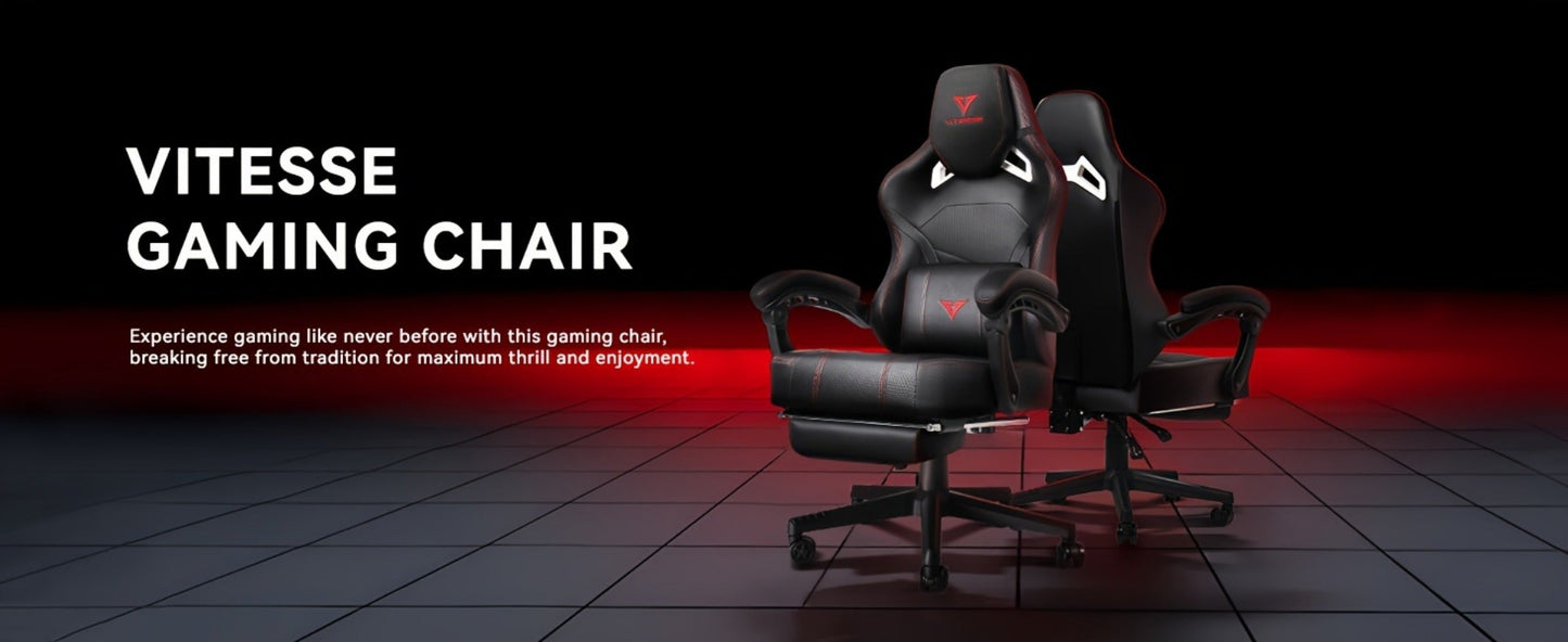 Big and Tall Oversized Gaming Chair with Footrest and High Back for Home Office detail image - detail view 11