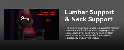 Big and Tall Oversized Gaming Chair with Footrest and High Back for Home Office detail image - detail view 12