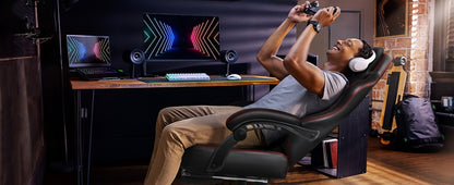 Big and Tall Oversized Gaming Chair with Footrest and High Back for Home Office detail image - detail view 17