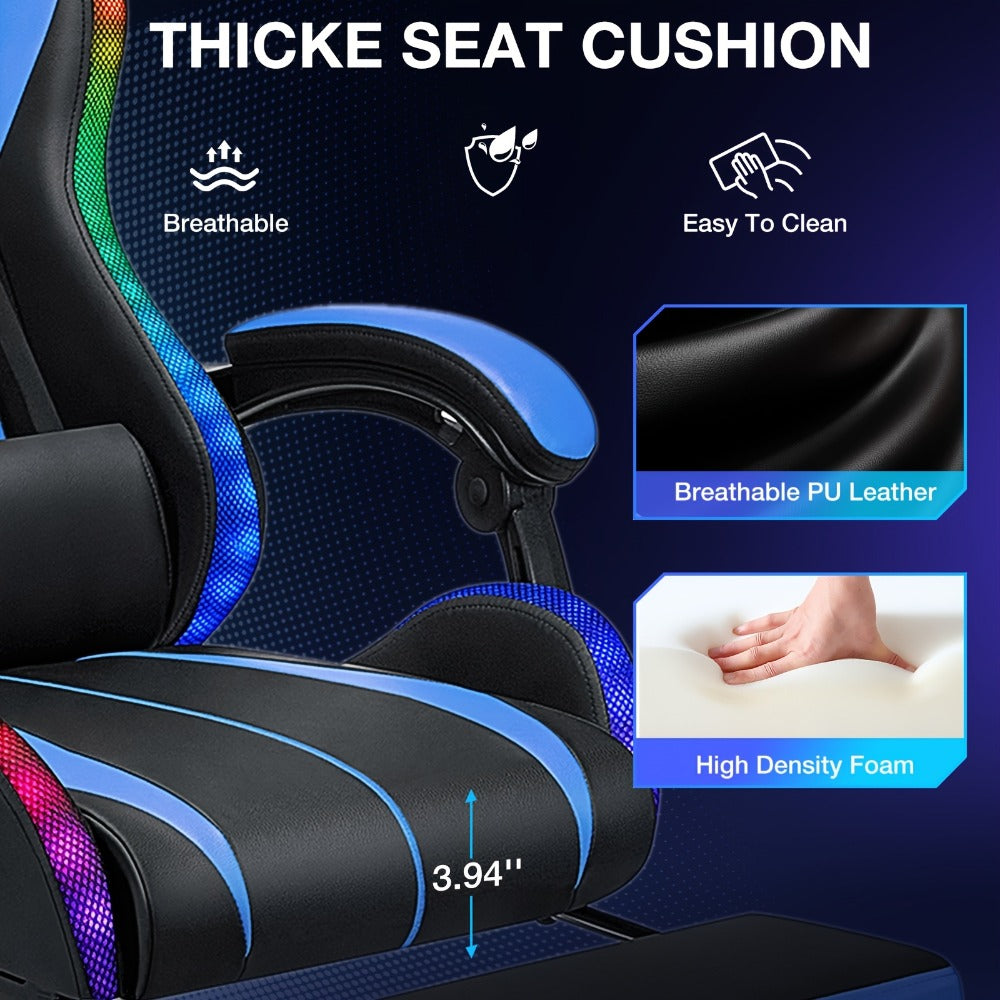Big and Tall Tall Gaming Chair with Armrests, Ergonomic Video Game Chair detail image - detail view 13