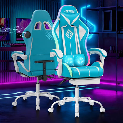 Big and Tall Tall Gaming Chair with Armrests, Ergonomic Video Game Chair detail image - detail view 15