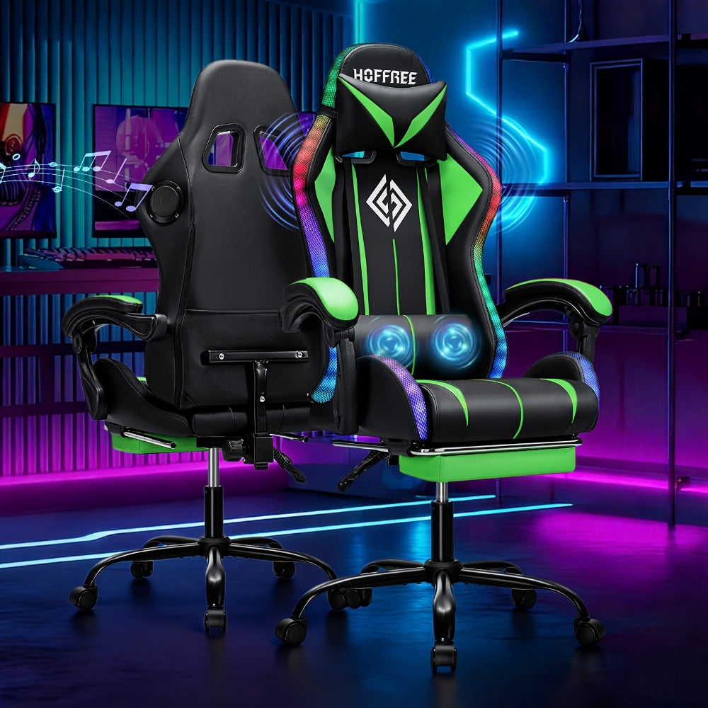 Big and Tall Tall Gaming Chair with Armrests, Ergonomic Video Game Chair detail image - detail view 7