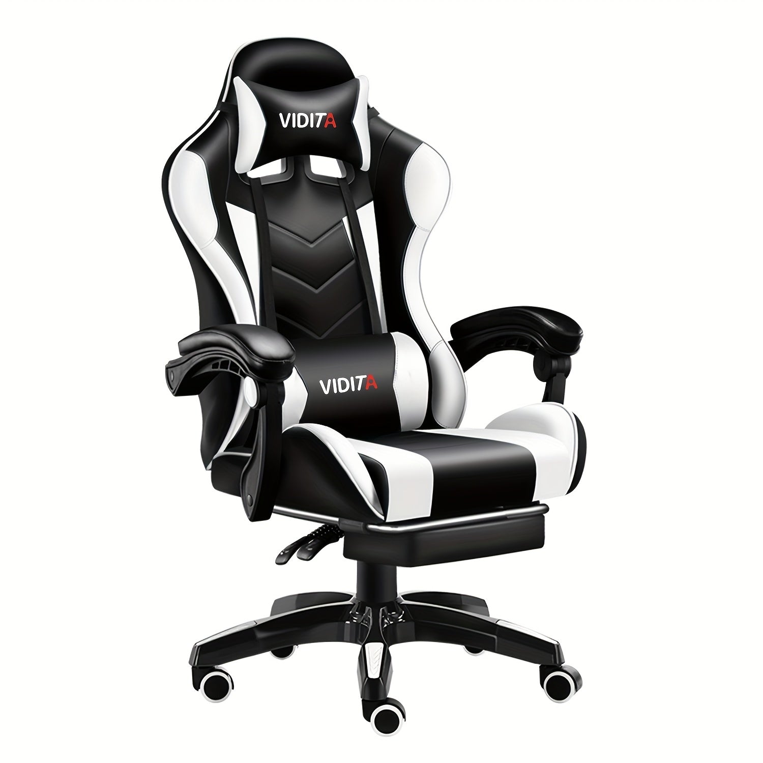 Gaming Chair shown in the Black-White option