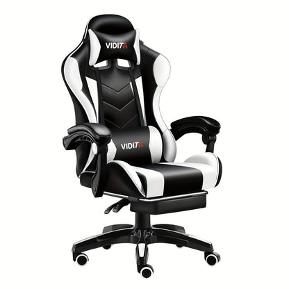 Gaming Chair shown in the Black-White option