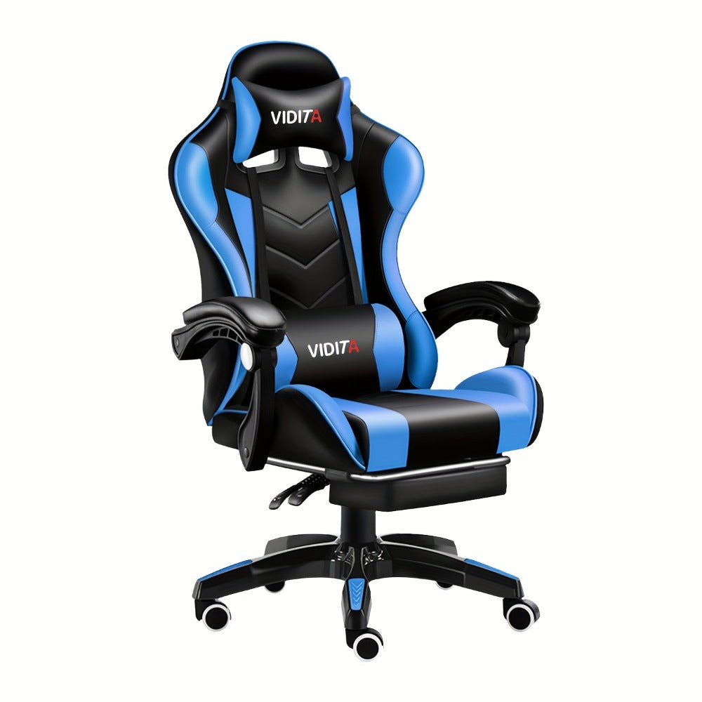 Big and Tall Tall Gaming Chair with Footrest and Lumbar Support and Multiple Color Options detail image - detail view 11