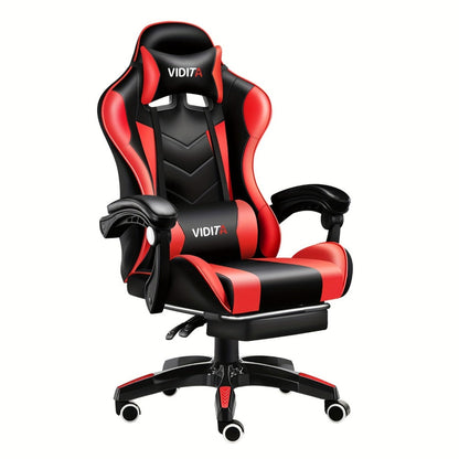 Big and Tall Tall Gaming Chair with Footrest and Lumbar Support and Multiple Color Options detail image - detail view 7