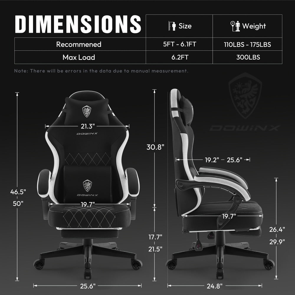 Big and Tall Tall Gaming Chair with High Back, High-Back Gaming Seat for Bedroom detail image - detail view 3