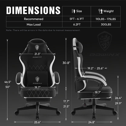 Big and Tall Tall Gaming Chair with High Back, High-Back Gaming Seat for Bedroom detail image - detail view 3