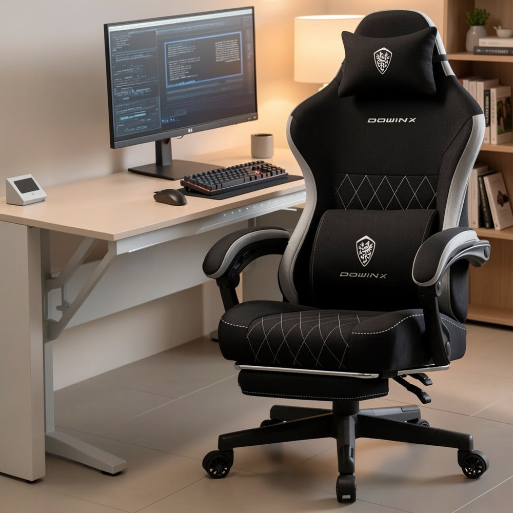 Big and Tall Tall Gaming Chair with High Back, High-Back Gaming Seat for Bedroom detail image - detail view 9