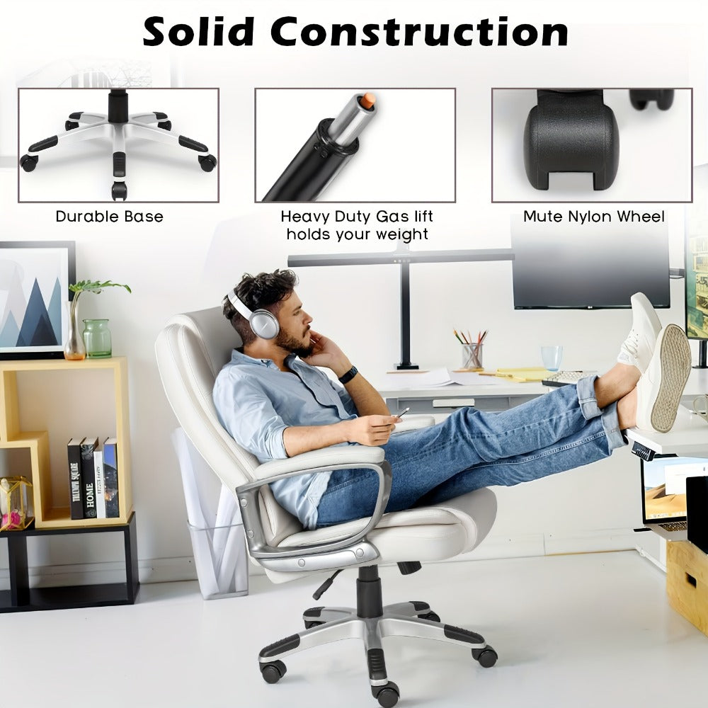 Big and Tall Tall Office Chair with High Back for Comfortable Everyday Seating detail image - detail view 10
