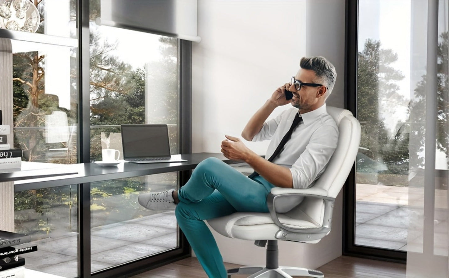 Big and Tall Tall Office Chair with High Back for Comfortable Everyday Seating detail image - detail view 12