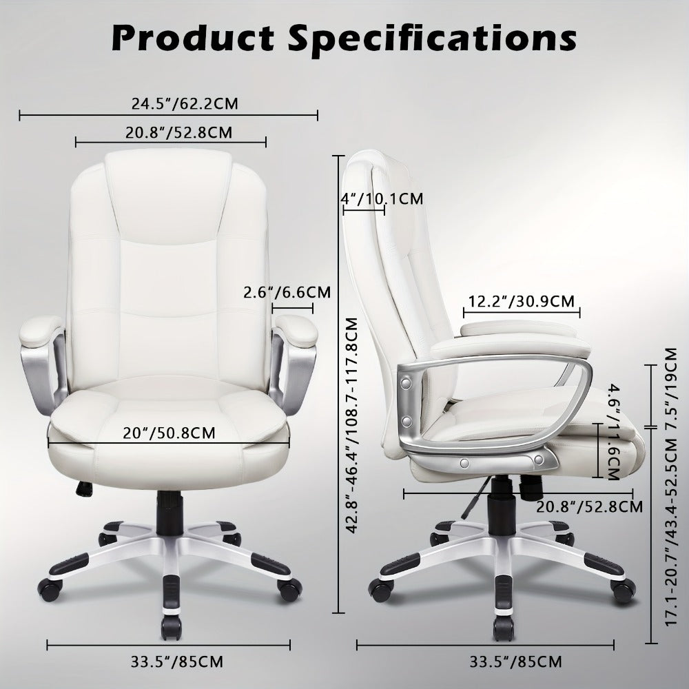 Big and Tall Tall Office Chair with High Back for Comfortable Everyday Seating detail image