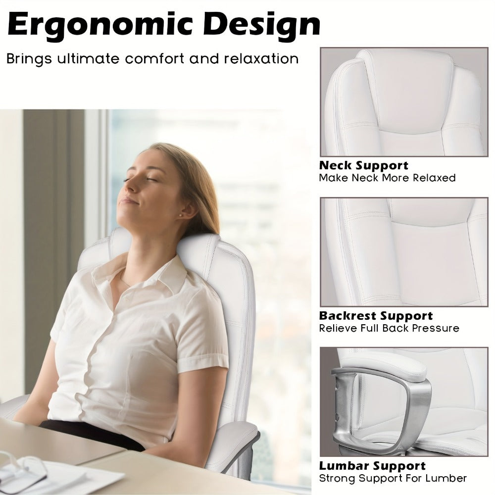 Big and Tall Tall Office Chair with High Back for Comfortable Everyday Seating detail image - detail view 4