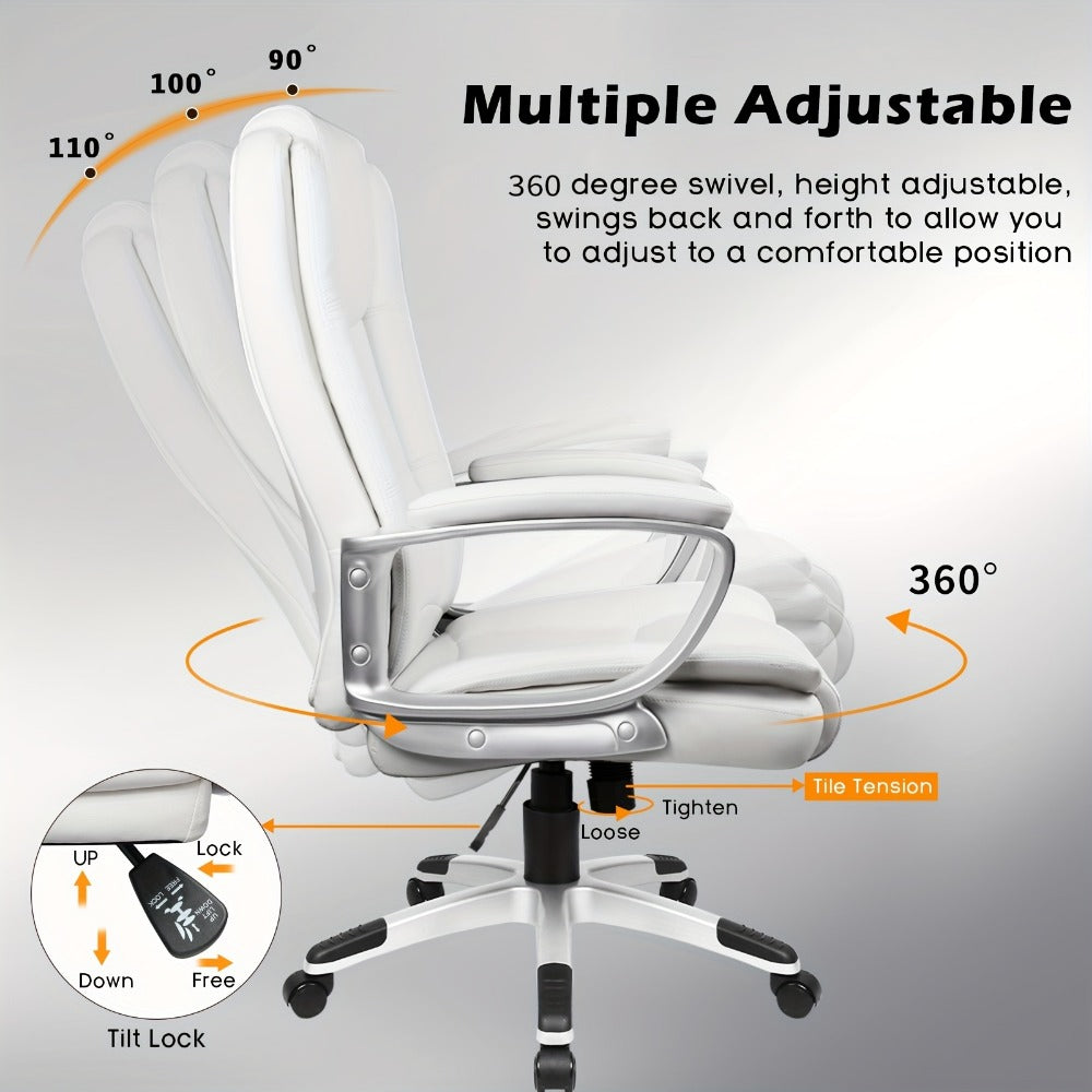 Big and Tall Tall Office Chair with High Back for Comfortable Everyday Seating detail image - detail view 9