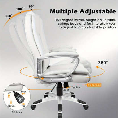 Big and Tall Tall Office Chair with High Back for Comfortable Everyday Seating detail image - detail view 9