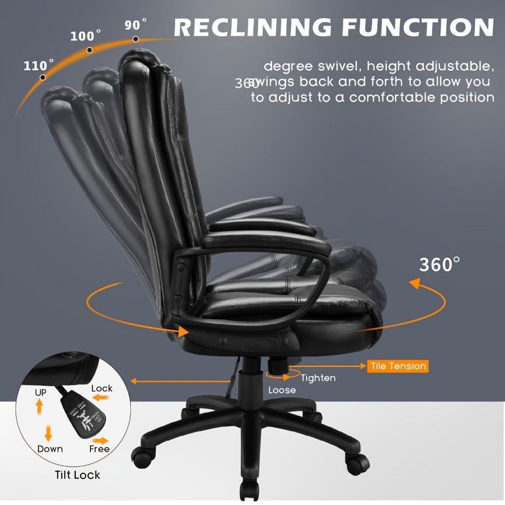 Big and Tall Tall Office Chair with High Back for Home Office detail image - detail view 11