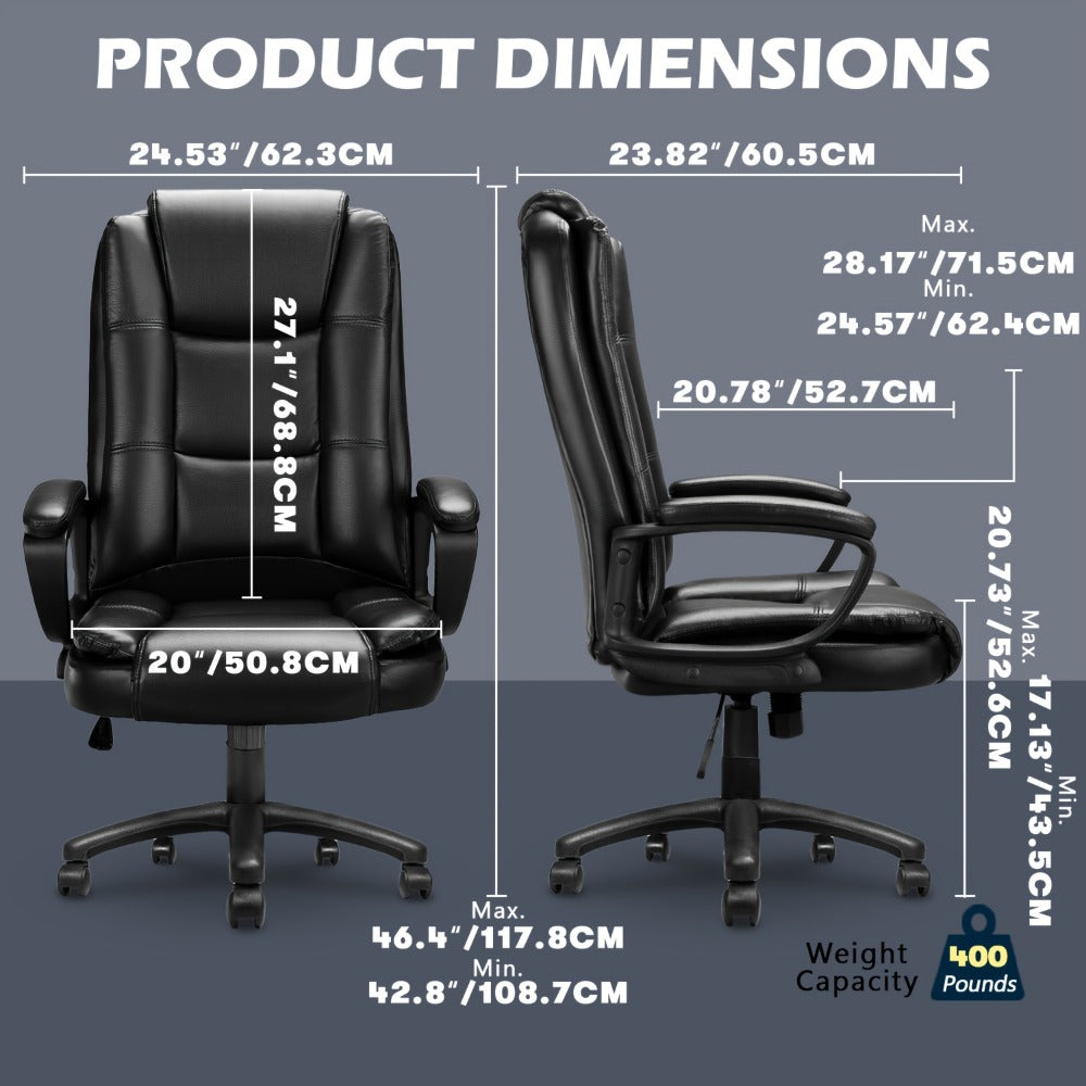 Big and Tall Tall Office Chair with High Back for Home Office detail image