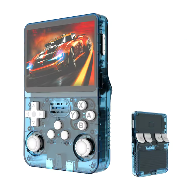 R36S Handheld Game Console – 3.5" IPS RK3326 Retro Emulator 20+ Systems 64GB 128GB Plug and Play 6hr Battery 18 Colors PS1 NES SNES GBA N64 SEGA