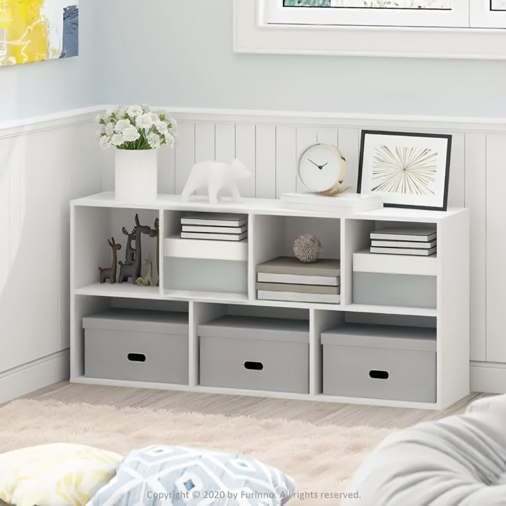 Bookcase with Open Shelves for Organized Everyday Storage in Kids' Room detail image - detail view 3