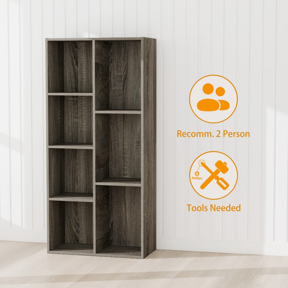 Bookcase with Open Shelves for Organized Everyday Storage in Kids' Room detail image - detail view 6