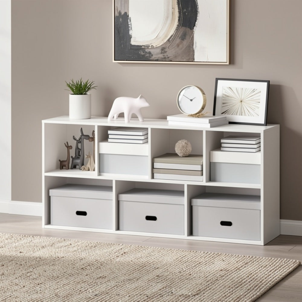 Bookcase with Open Shelves for Organized Everyday Storage in Kids' Room detail image - detail view 9